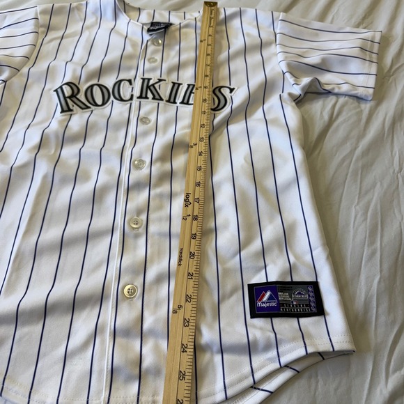 Majestic Colorado Rockies Tulo Turlotwitzki 2 Baseball Jersey Women's L - Picture 5 of 9